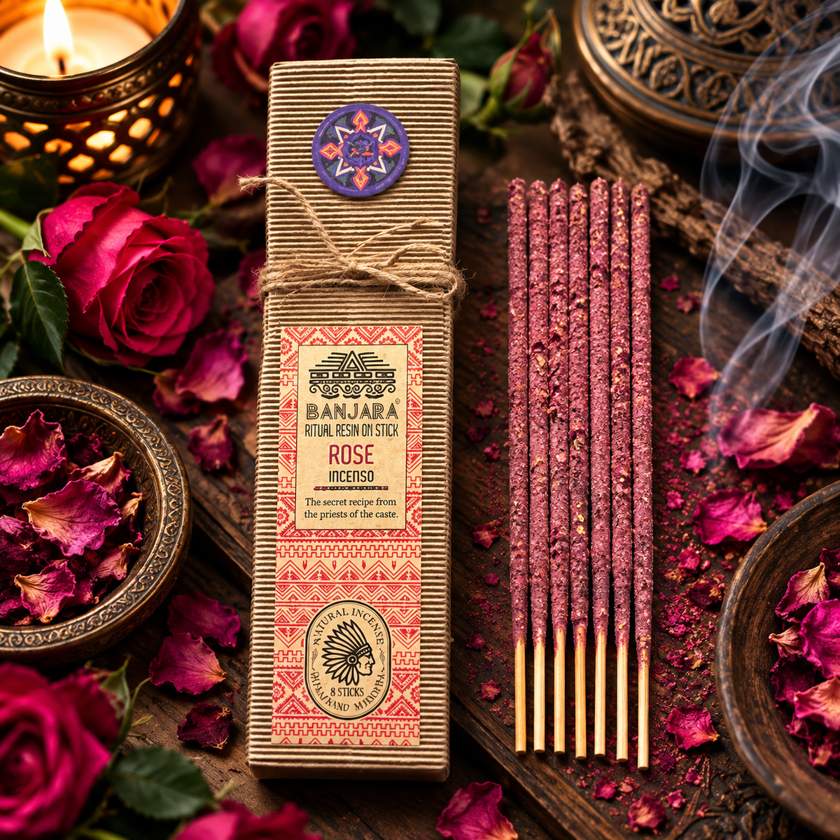 Resine su Bastoncino - Rosa