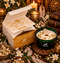 Candele Hop Hare con Fiori e Cristalli - il Leone