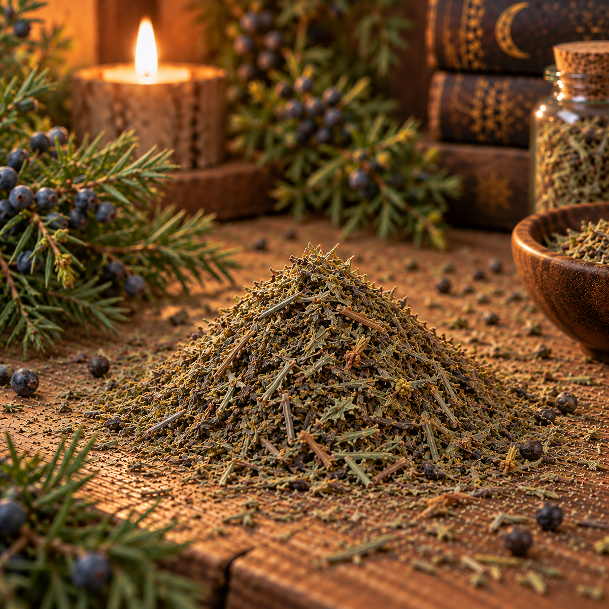 Cime intere di ginepro (Juniperus communis)