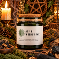 Candela di Soia con Stoppino in Legno – Cenere & Legno Bruciato