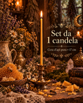 Candela Rituale in Cera d'api 100% - 17cmx0,6mm