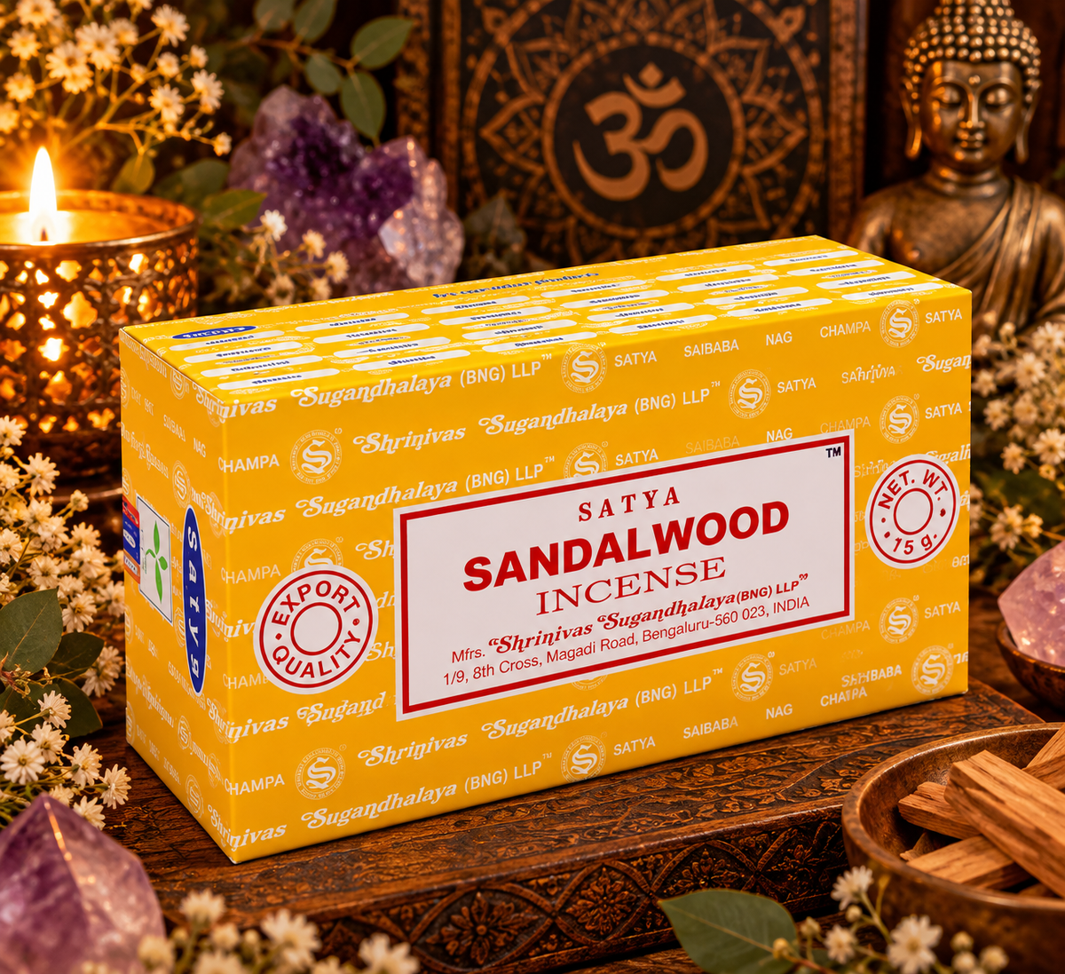 Incenso Satya - Legno di Sandalo