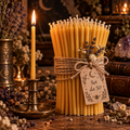 Set da 50 Candele Rituali in Cera D'api