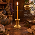 Portacandele in ottone ( per candele rituali sottili )