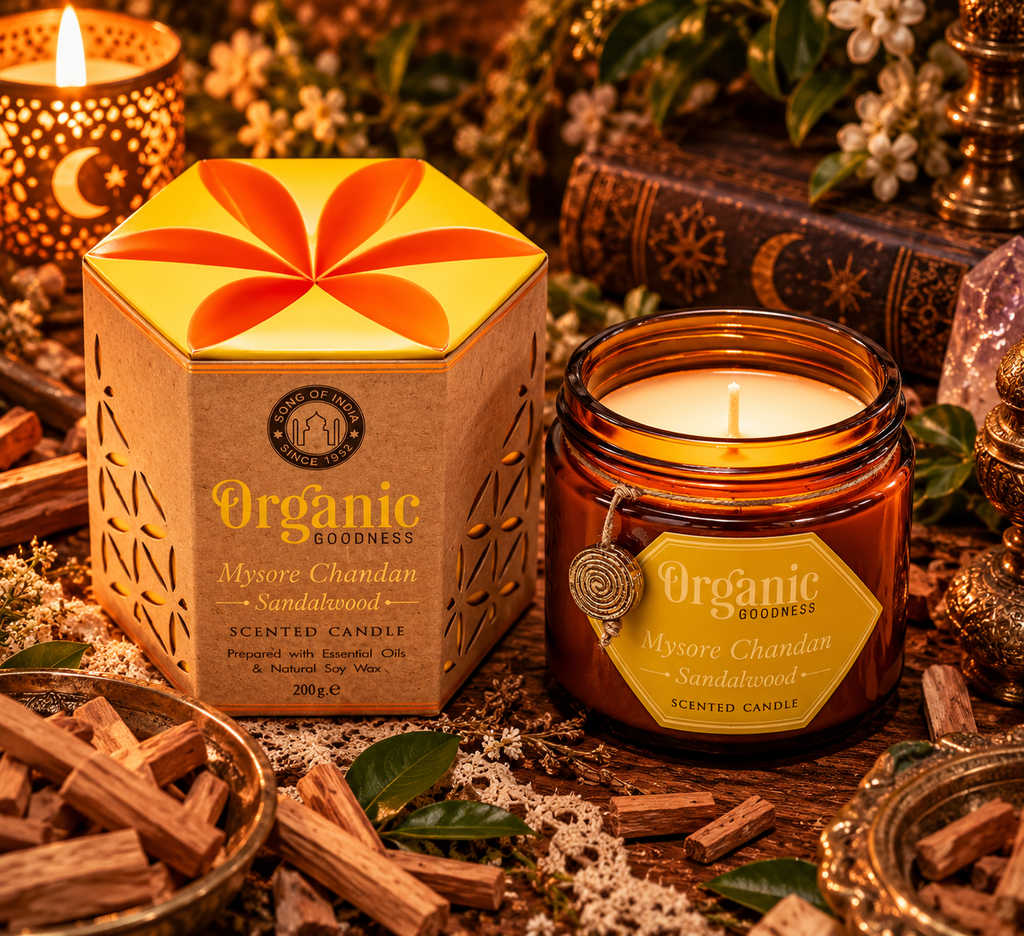 Candela Profumata Organic Goodness - Sandalo
