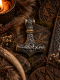 Ciondolo Mjolnir (Martello di Thor) - acciaio inossidabile