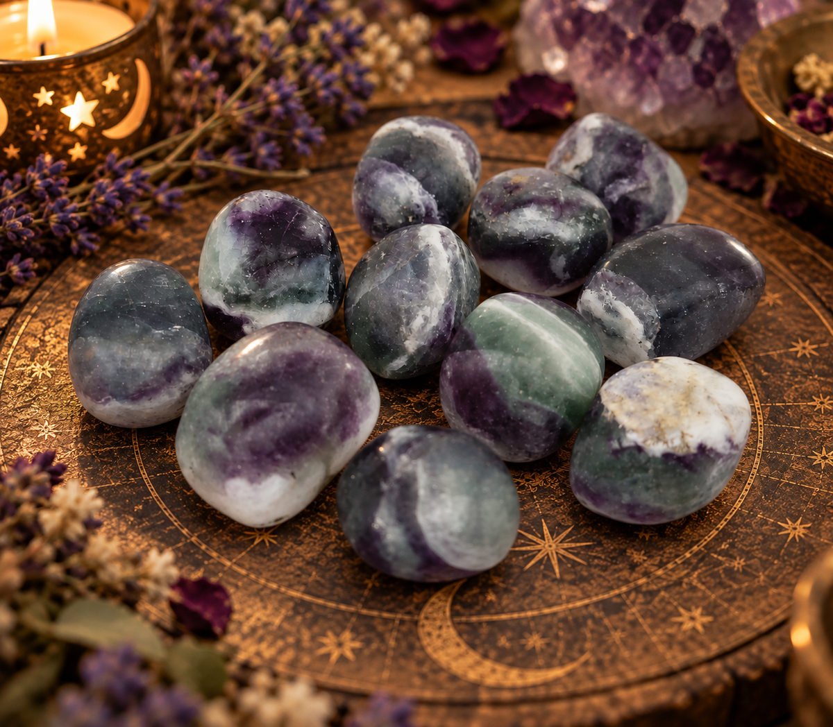 Fluorite burattata - 2/3 cm