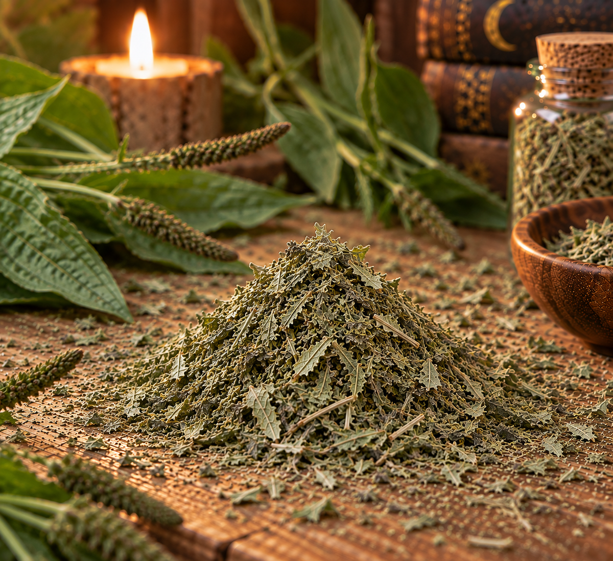 Piantaggine plantano (Plantago lanceolata)