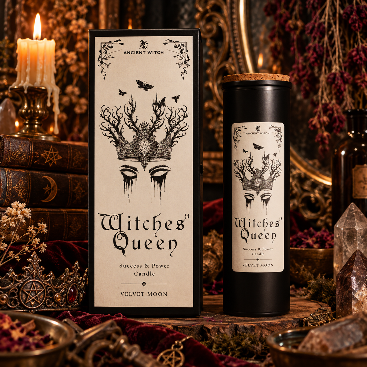 Candele Purificanti della Strega Antica - Regina delle Streghe