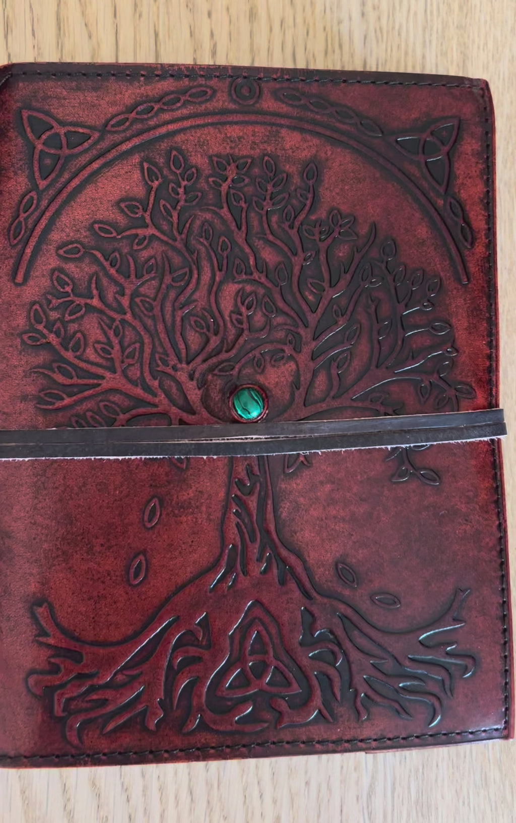 Diario in pelle con Albero della Vita