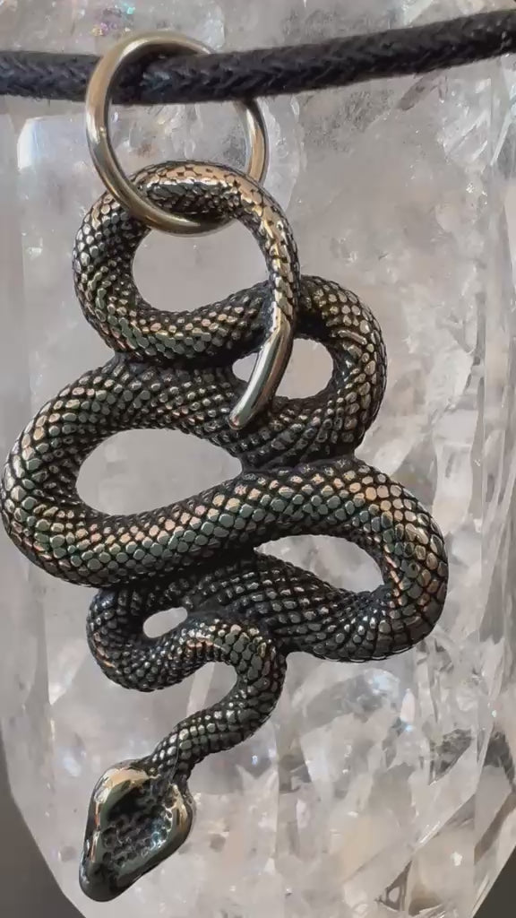 Ciondolo Serpente - acciaio inossidabile