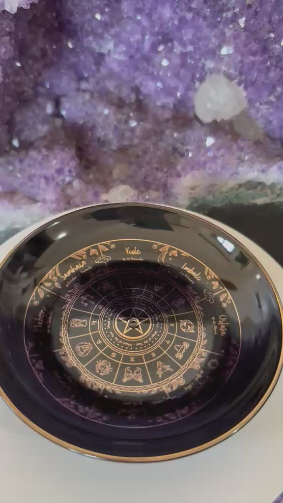 Piattino Portaincenso - Ruota Dell'anno